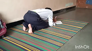 Teen college virgin girl Fuck by private tuition teacher&period;